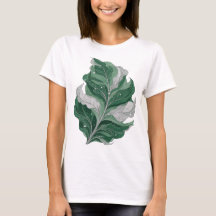 Argent vif motif FEUILLE VERTE AVEC ÉTOILES