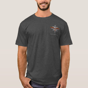 T-shirt argenté d'étoile (hommes - obscurité)
