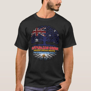 T-shirt Argentina Argentine Australian Australia Roots