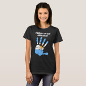 T-shirt Argentina Flag Printed Palm (Devant entier)