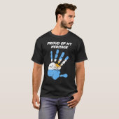 T-shirt Argentina Flag Printed Palm (Devant entier)