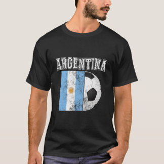 T-shirt Argentina Flag Soccer Futbol Football