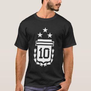 T-shirt Argentine 3 Étoiles Drapeau argentin trois étoiles