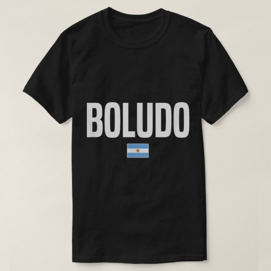 T-shirt Argentine de l'argot boludo (Design devant)