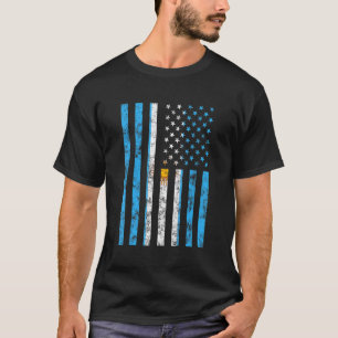 T-shirt Argentine Drapeau Football Fans Argentins Football