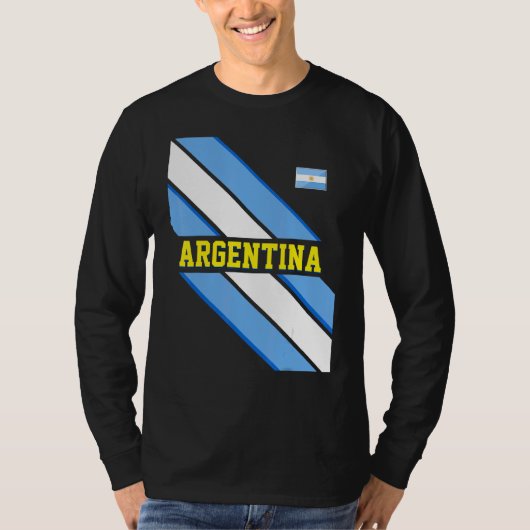 T-shirt Argentine Football Supporter Visiteur Argentine So (Devant)