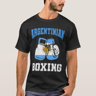T-shirt Argentine Gants de boxe Argentine Pride