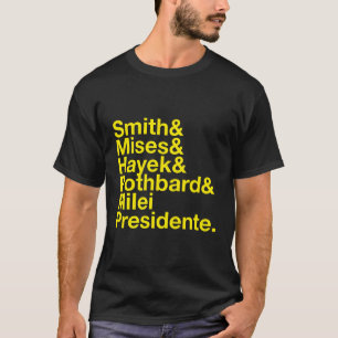 T-shirt Argentine Libertaria Javier Milei Presidente 2023