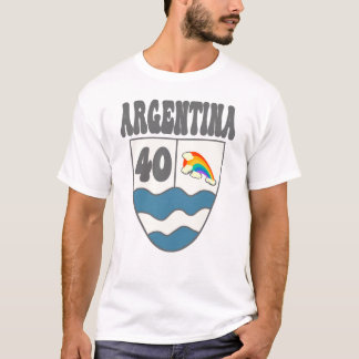 T-shirt Argentine Panneau de signalisation Ruta 40 avec ar