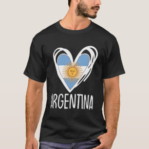 T-shirt Argentine patriotique - Drapeau argentin