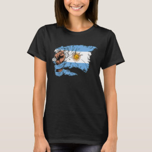 T-shirt Argentine vintage Fierté du drapeau argentin Argen