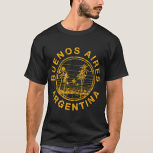 T-shirt Argentine Vintage voyage Buenos Aires Retro