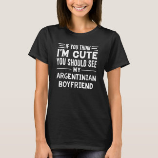 T-shirt Argentinian Boyfriend Romantic Valentine's Day 202