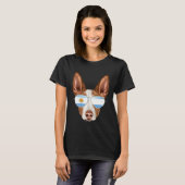 T-shirt Argentinian Flag Ibizan Hound Dog Argentina Pocket (Devant entier)