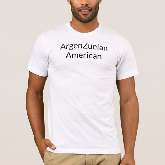 T-shirt ArgenZuelan Américain (Devant)