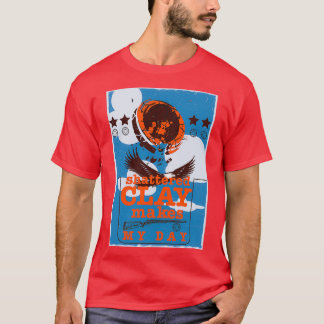 T-shirt Argile à capuchon Argile brisée rend mon cadeau de