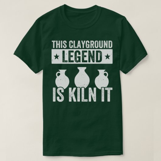 T-shirt ArgileFunny Potter Potter Argile (Design devant)