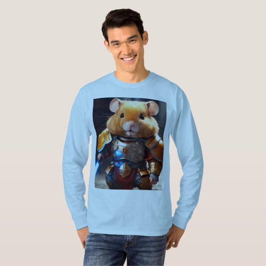 T-shirt Argonneur de Hamster Red-Haired : Render 3D irréel (Devant entier)