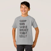 T-shirt Argot de hockey - Chirp Gino Sauce Bucket Tendy Ce (Devant entier)