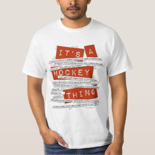 T-shirt Argot d'hockey