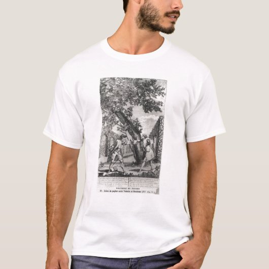 T-shirt Argument entre Jean-Jacques Rousseau (Devant)