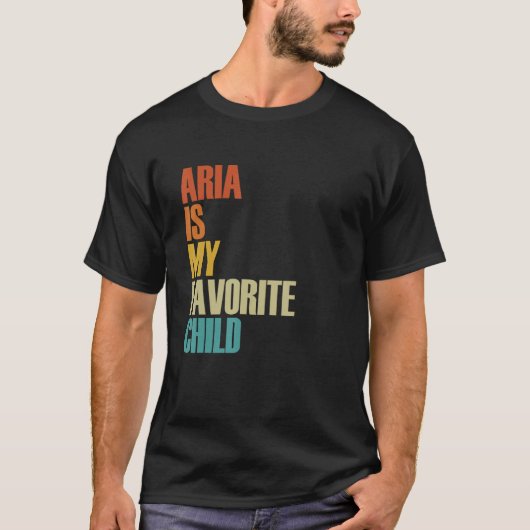 T-shirt Aria Est Mon Enfant Préféré Aria (Devant)