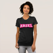 T-shirt Ariel - nuage rose (Devant entier)