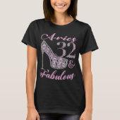 T-shirt Aries 32 & Fabulement Sparkly High Heels 32ème Hap (Devant)