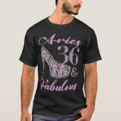 T-shirt Aries 36 & Fabulement Sparkly High Heels 36e Happ (Devant)