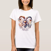 T-shirt Aries Bee - Zodiac Whimsy (Devant)