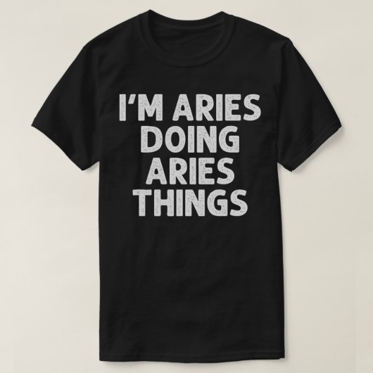 T-shirt ARIES Cadeau faisant le nom des choses amusant Jo  (Design devant)