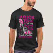 T-shirt Aries Girl Like a Boss in Control chaussures en di (Devant)