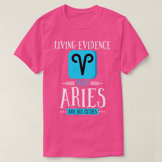 T-shirt Aries Living Evidence (Design devant)