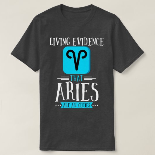T-shirt Aries Living Evidence (Design devant)