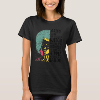T-shirt Aries Queen  For Women Astrology Zodiac Aries Girl
