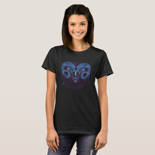 T-shirt Aries Zodiac Sign (Devant entier)