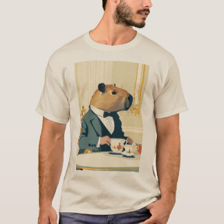 T-shirt Aristocapy : La Cérémonie du thé distingué à Buck