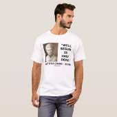 T-shirt Aristote bien commencé est citation faite par (Devant entier)