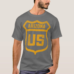 T-shirt Arizona - autoroute américaine en détresse patiné