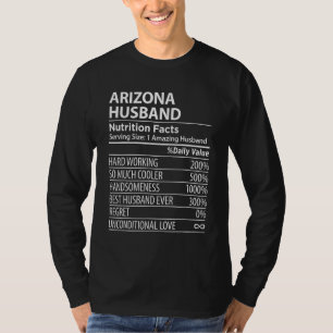 T-shirt ARIZONA AZ MARI Nutrition Facts Hommes États-Unis