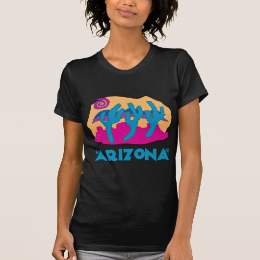 T-shirt Arizona bleu désert (Devant)