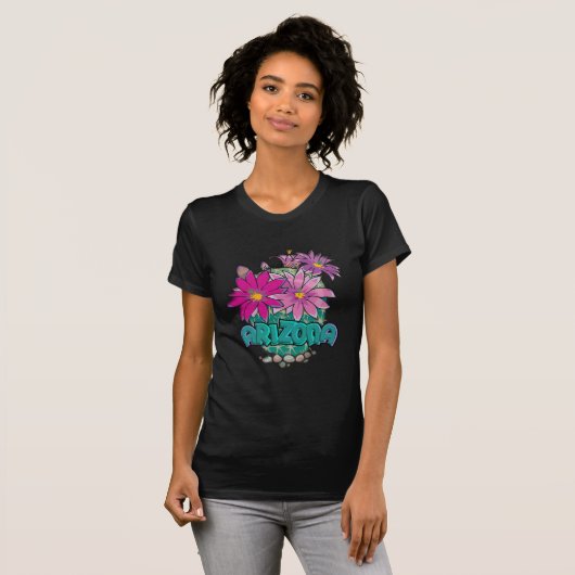 T-shirt Arizona Cactus Blooms (Devant entier)