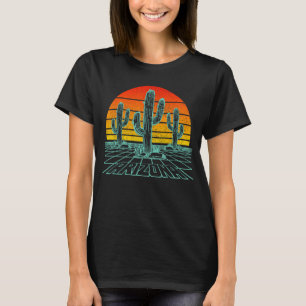 T-shirt Arizona Cactus Vintage Retro