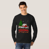 T-shirt Arizona Christmas Tree Light Pajama Etat de Pyjama (Devant entier)