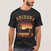 T-shirt Arizona Desert Adventure | Vintage Travel tee (Devant)