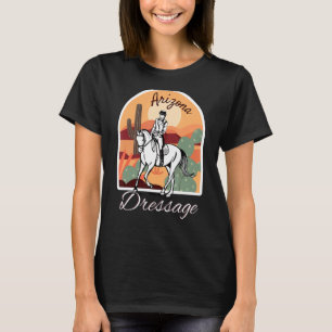 T-shirt Arizona Dressage Horse et Rider avec Paysage
