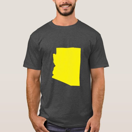 T-shirt Arizona jaune (Devant)