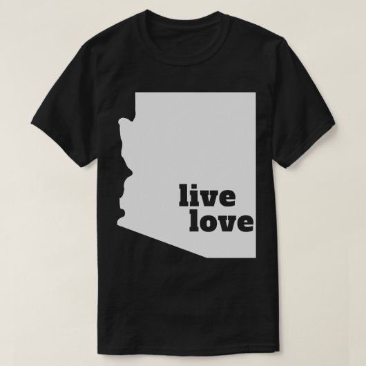 T-shirt Arizona Live Love Arizona (Design devant)
