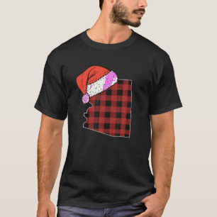 T-shirt Arizona Plaid Noël Santa Chapelle vacances Corresp
