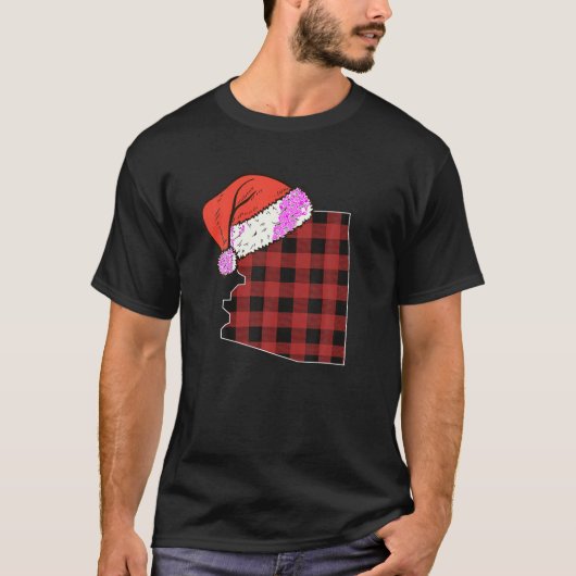T-shirt Arizona Plaid Noël Santa Chapelle vacances Corresp (Devant)